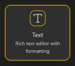 LunaSites Text block